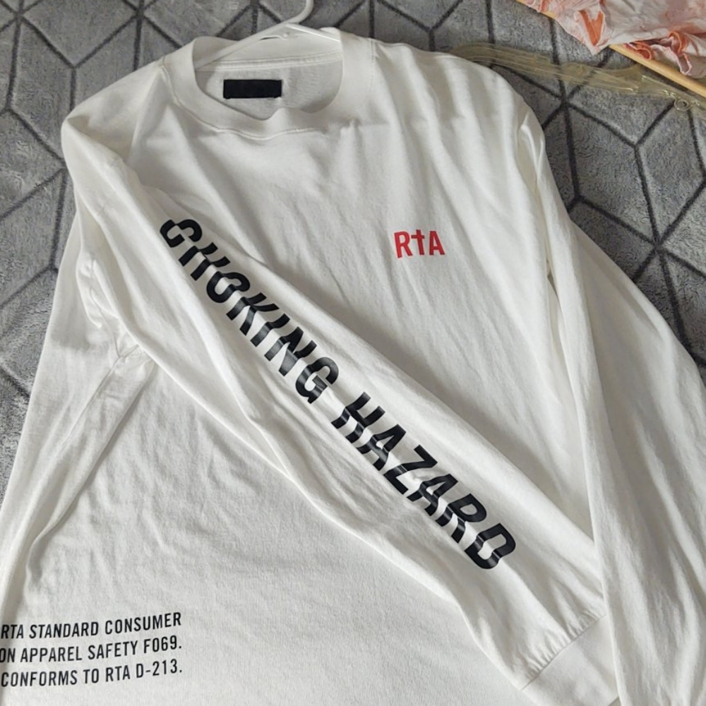 Rta long sleeve choking hazard shirt